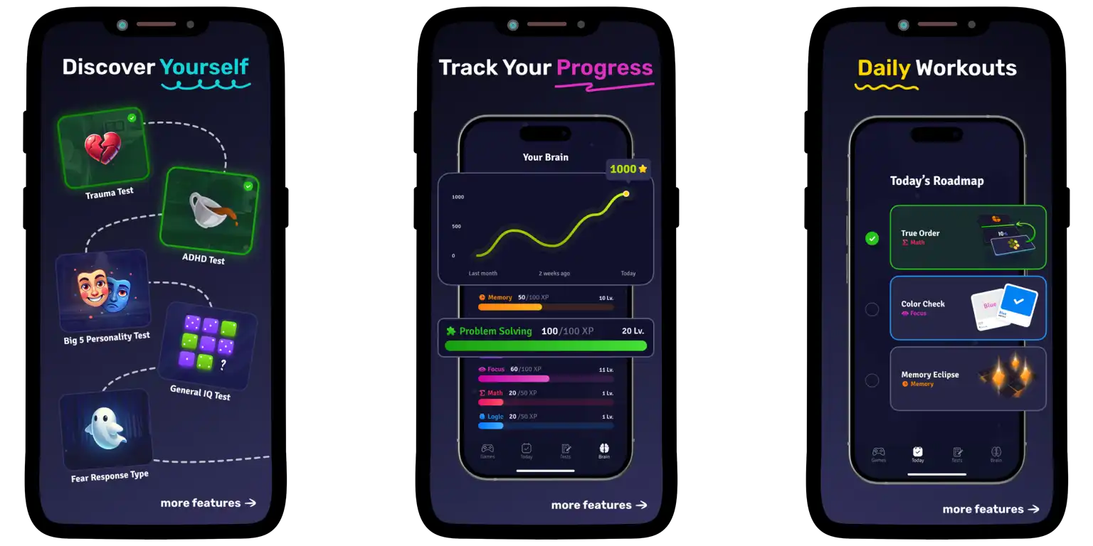 A screen from the Mind Elevate app.